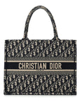 Oblique Medium Book Tote Blue Multicolor