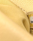 Calfskin Crochet Medium CHNL 19 Flap Yellow