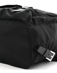 Tessuto Nylon Saffiano Medium Backpack Black