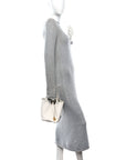 Taurillon Clemence Picotin Lock 18 PM Gris Pale