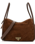 Scamosciato Darling Shoulder Bag Cacao