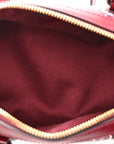 GG Shadow Monogram Ophidia Top Handle Bowler Bag Rosso Ancora Red