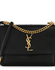 Calfskin Medium Monogram Sunset Black