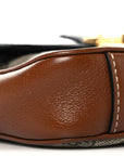 GG Supreme Monogram New Sakai Lux Calfskin Mini Padlock Flap Pocket Shoulder Bag Beige Ebony Black Cuir