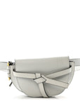 Calfskin Mini Gate Belt Bag Kaolin