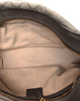 GG Supreme Monogram Web Small Ophidia Shoulder Bag Brown