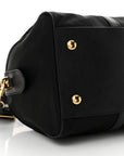 Re-Nylon Saffiano Medium Re-Edition 1978 Top Handle Bag Black