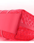 Monogram Fluo See Through Keepall Bandouliere 50 Rose