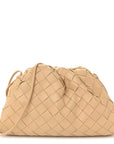 Nappa Intrecciato The Mini Pouch Almond