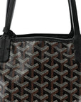 Goyardine Reversible Mini Anjou Black