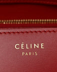 Box Calfskin Medium Classic Box Flap Bag Dark Brick