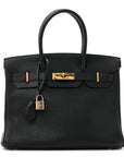 Togo Birkin 30 Black