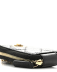 Aged Calfskin Quilted 2.55 Reissue Clutch With Chain Black