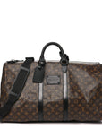 Monogram Waterproof Keepall Bandouliere 55