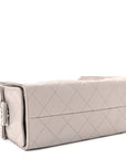 Caviar Quilted Mini CHNL 25 Handbag Dark Grey