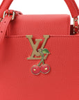 LV X TM Taurillon Cerises Capucines BB Rouge
