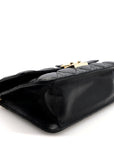 Lambskin Cannage Medium Miss D1OR Flap Black