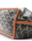 Goyardine Reversible Mini Anjou Black Gold