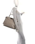 Cuoio Romano Selleria Large Peekaboo Iconic Satchel Corda