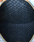 Denim Monogram New LV Remix Keepall Bandouliere 45 Blue