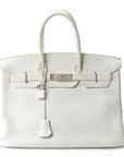 Togo Birkin 35 White
