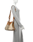 Calfskin Small Hammock Shoulder Bag Dune Warm Desert