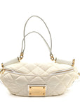 Marsupio Nylon Quilted Piumino 2 Belt Bag White
