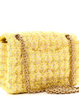Tweed Quilted 2.55 Reissue Mini Flap Yellow