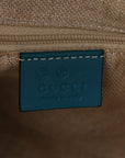Soft MicroGCCIssima Dome Satchel Deep Cobalt