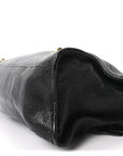 Chevre Gold Metallic Edge Hardware City Black