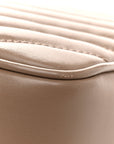 Calfskin Matelasse Monogram Lou Camera Bag Dark Beige