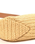 Yarn Raffia Effect Crochet Large Aimée Shoulder Bag Natural
