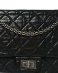 Aged Calfskin Quilted 2.55 Reissue 226 Flap Black
