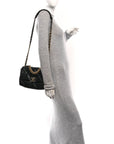 Lambskin Quilted Medium CHNL 19 Flap Black