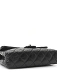 Glazed Calfskin Quilted 2.55 Reissue Flap Belt Bag Clutch 85 34 Black