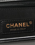 Lambskin Quilted New Medium Boy Flap Black