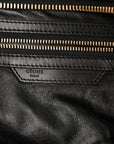 Snakeskin Large Luggage Black