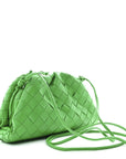 Nappa Intrecciato The Mini Pouch Clutch Parakeet