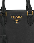 Saffiano Soft Calfskin Tote Black