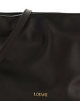 Calfskin Mini Flamenco Knot Clutch Chocolate