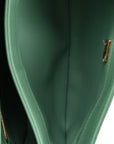 Lambskin Quilted Small Trendy CC Flap Dual Handle Bag Light Green