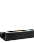 Grain De Poudre Medium Classic Monogram Kate Satchel Black