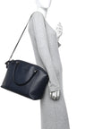 Soft MicroGCCIssima Dome Satchel Navy