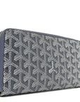 Goyardine Matignon Zip Around GM Wallet Grey