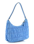 Tessuto Nylon Gaufre Shoulder Bag Pervinca