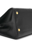 Saffiano Soft Calfskin Tote Black