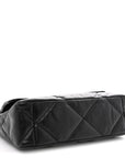 Lambskin Quilted Large CHNL 19 Flap Black