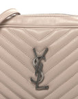 Calfskin Matelasse Monogram Lou Camera Bag Marble Pink