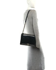Patent Medium Boy Reverso Flap Black