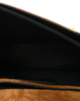 Derby Calfskin House Check Small Macken Crossbody Bag Black
